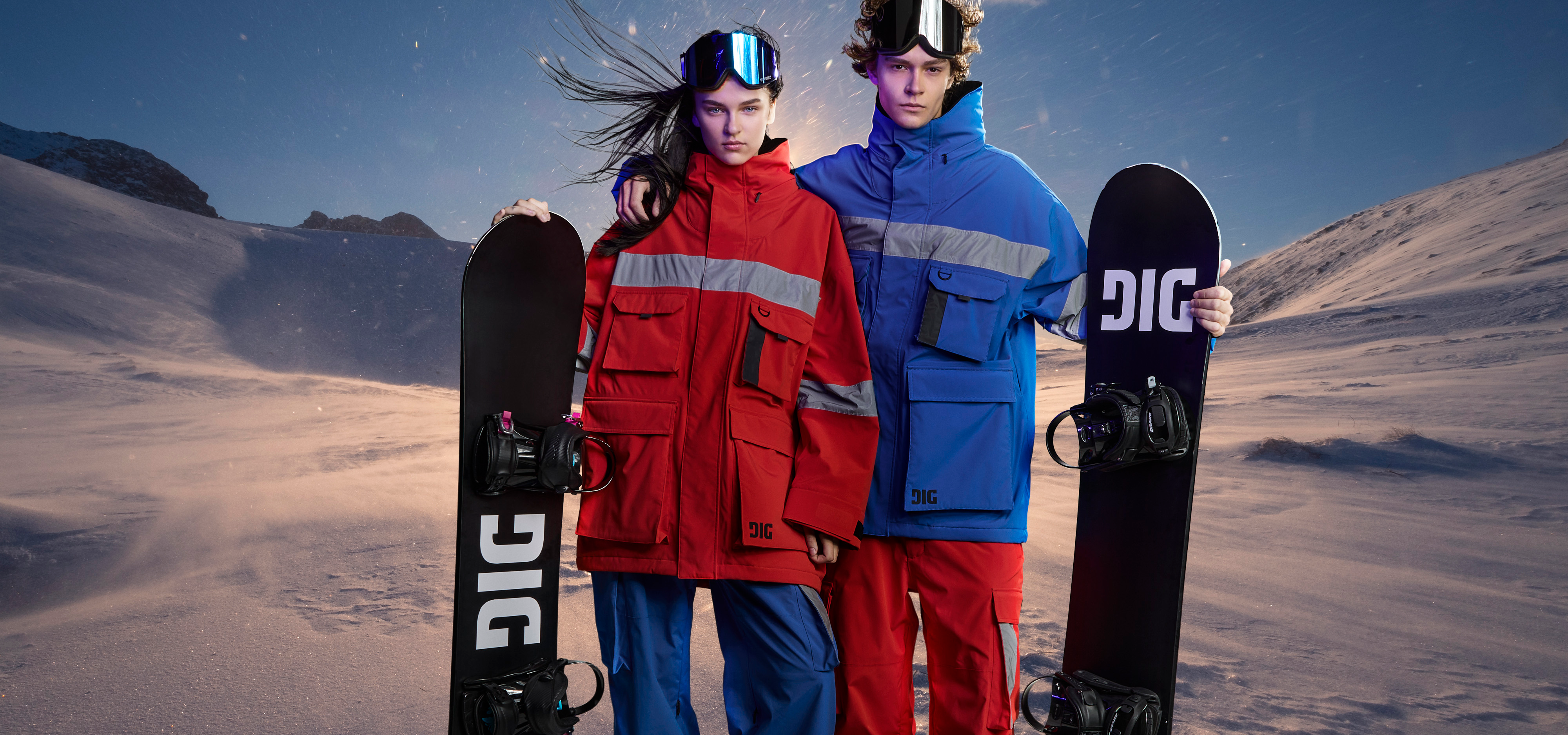 新品！DIG スノーウェアジャケット　L スノーウェア（スノーボード・スキー） | DIG公式オンラインショップ