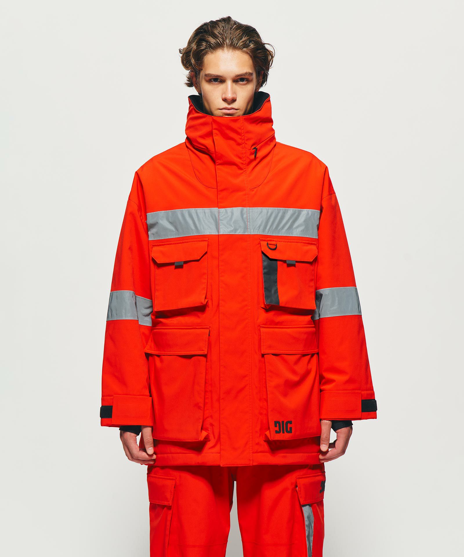 SECRET EMBER FIREMAN JACKET｛M-JK-01｝【[02]RED】 | DIG公式