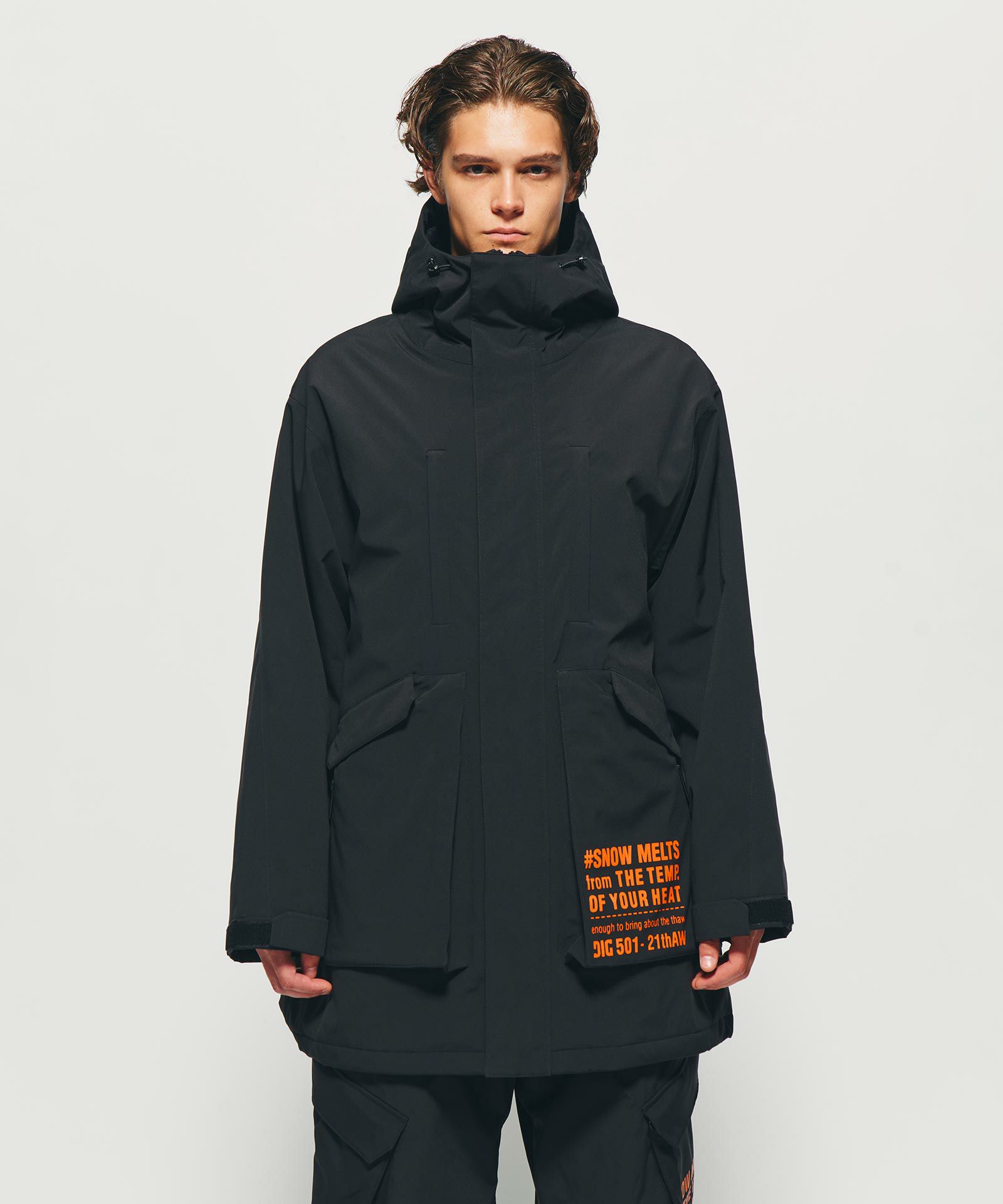 THERMAL BORDER COAT｛L-JK-01｝【[01]BLACK】 | DIG公式オンライン