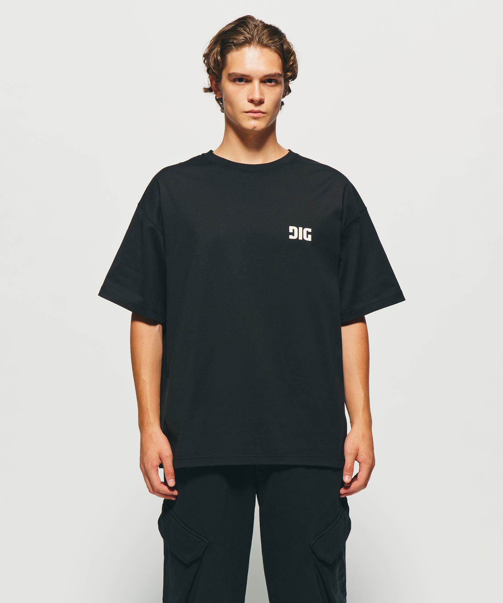 DIG SIGNATURE LOGO LONGSLEEVE T-SHIRT｛CT-05｝【[02]WHITE】 | DIG