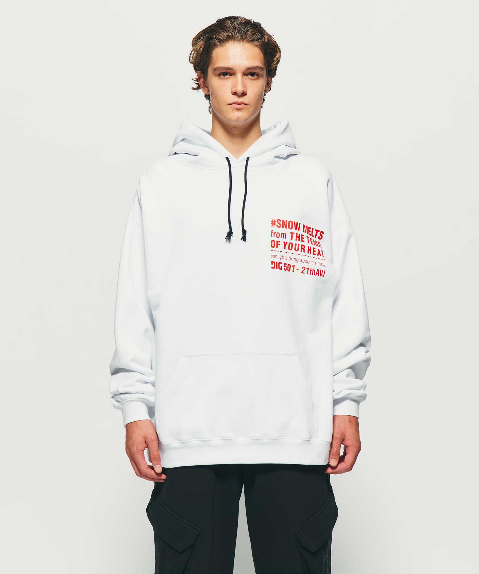 DIG SIGNATURE LOGO LONGSLEEVE T-SHIRT｛CT-05｝【[02]WHITE】 | DIG