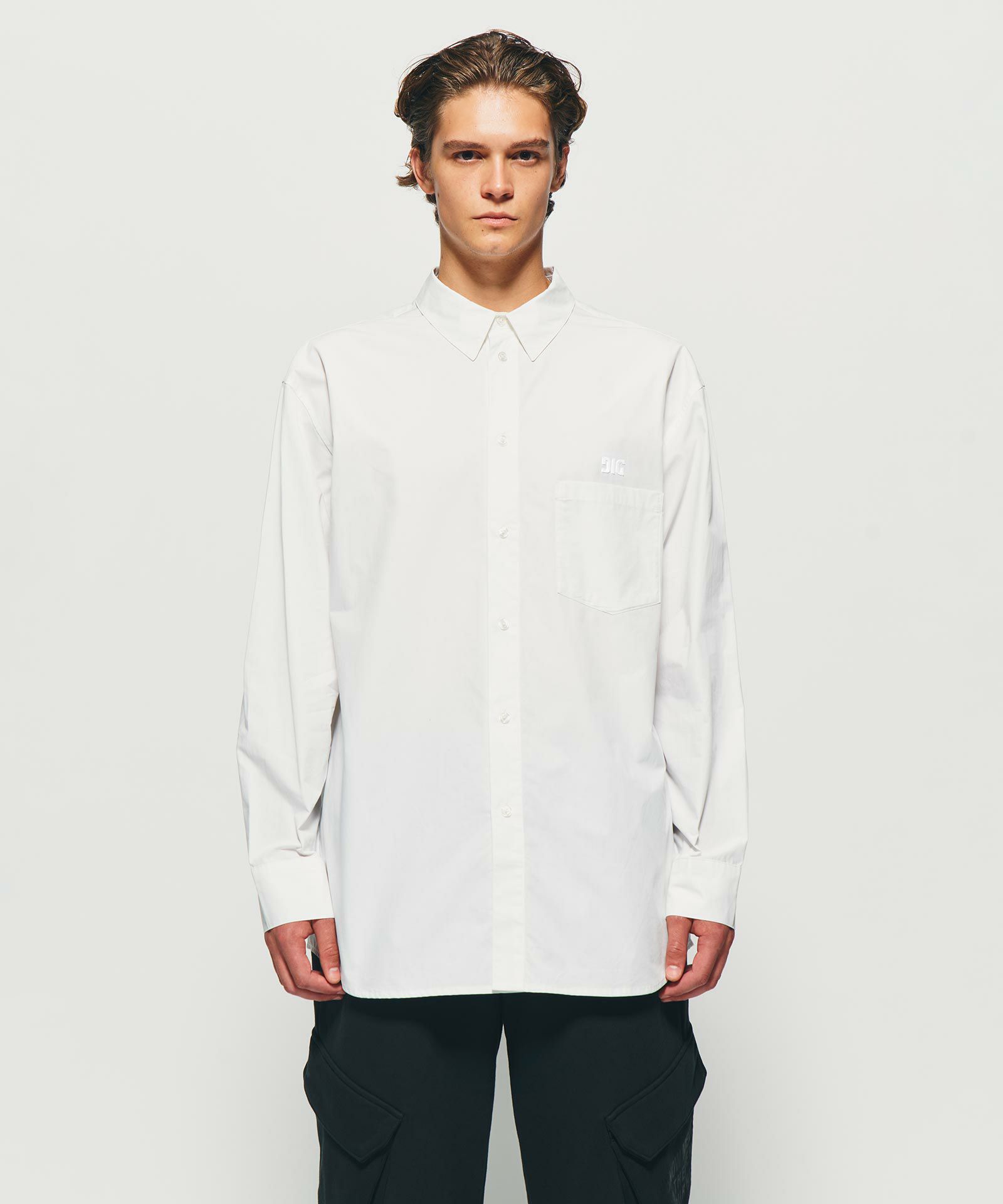 DIG SIGNATURE LOGO LONGSLEEVE T-SHIRT｛CT-05｝【[02]WHITE】 | DIG